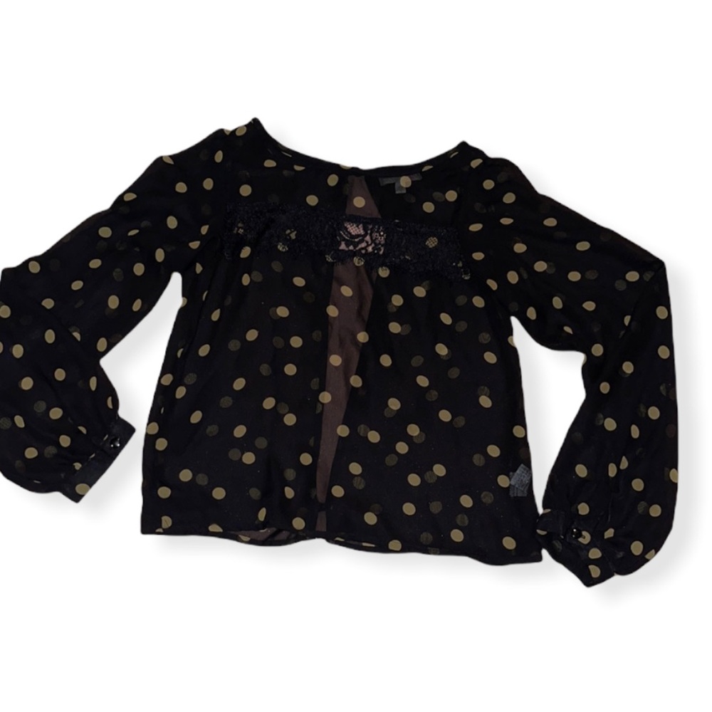 GB Black Long Sleeves Blouse